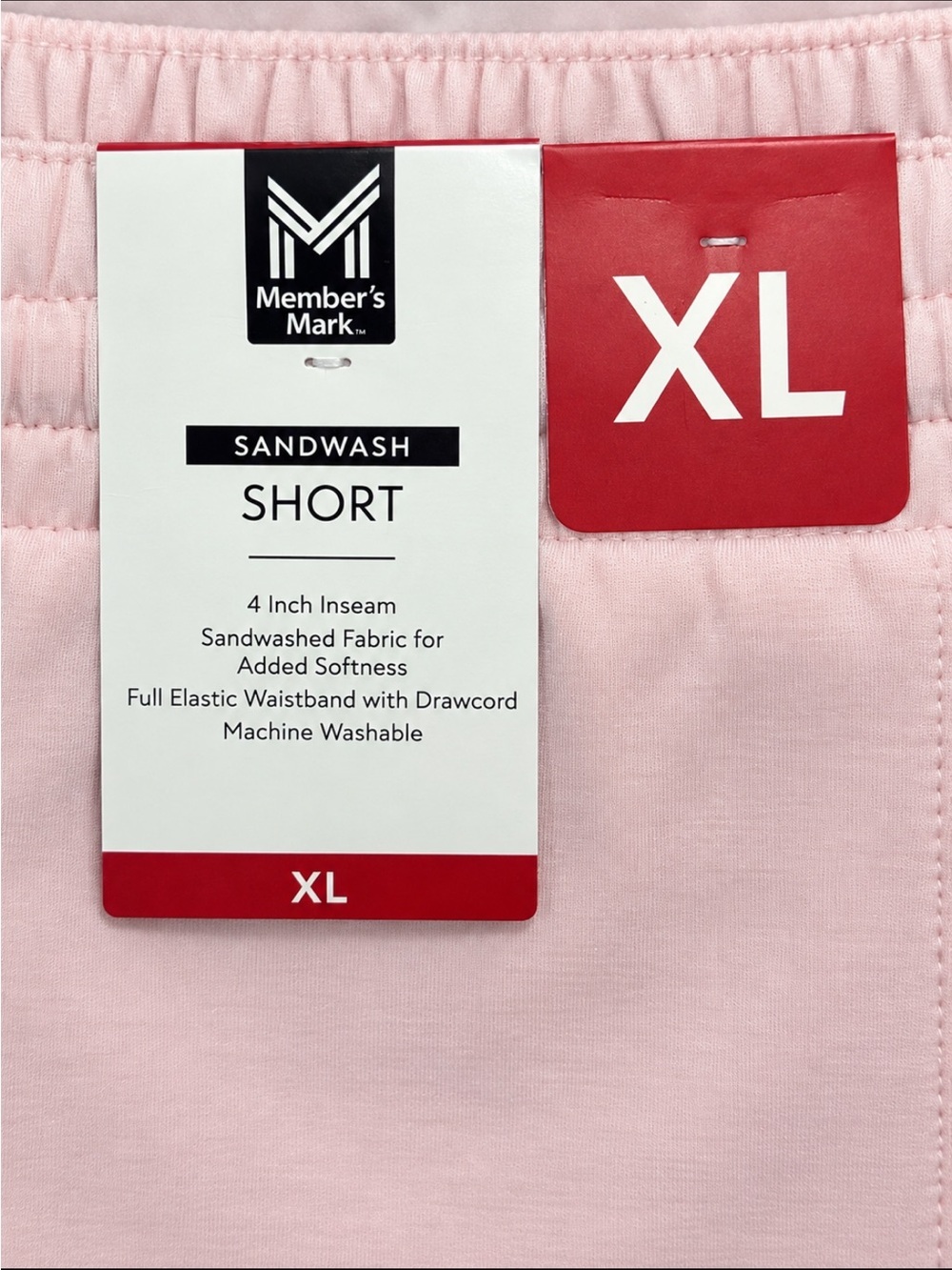 MEMBERS MARK Women's KNIT Soft Pink Sleep/Lounge Shorts SUPER SOFT w/Pockets 😍 - Picture 6 of 6